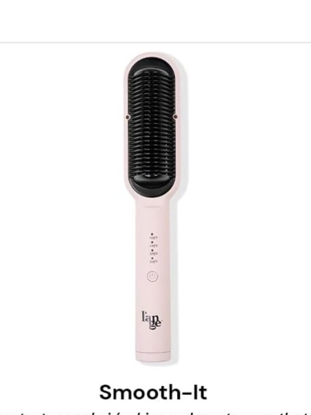NIB Lange Smooth-It Classic 2-in-1 Straightening Comb